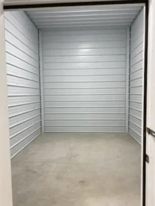 Covered parking storage for RVs and vehicles.